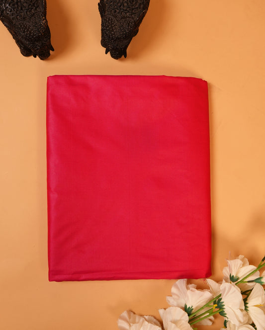 Dark Pink Kattan Silk Zari Woven Suit Set